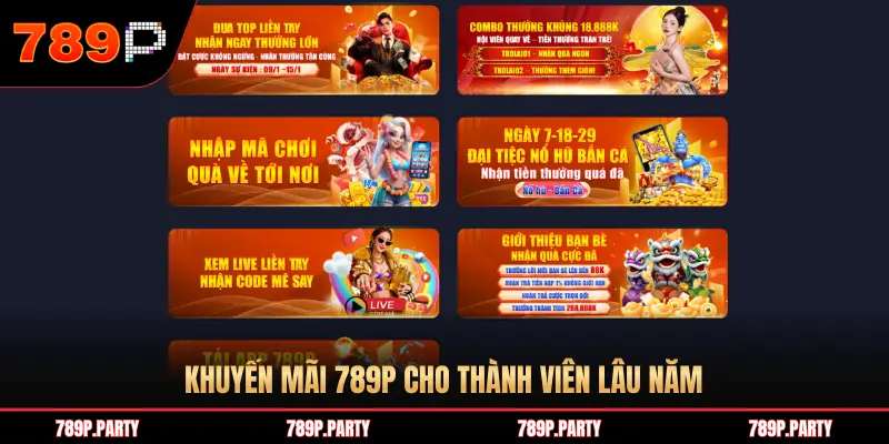 KHUYẾN MÃI 789P CHO THÀNH VIÊN LÂU NĂM