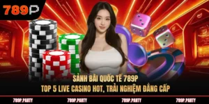 Sảnh bài quốc tế 789P: Top 5 Live casino hot, trải nghiệm đẳng cấp