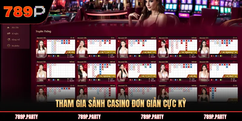 THAM GIA SẢNH CASINO ĐƠN GIẢN CỰC KỲ