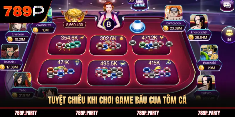 TUYỆT CHIÊU KHI CHƠI GAME BẦU CUA TÔM CÁ